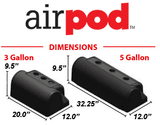 Ridetech Suspension Ridepro E5 Air Ride Suspension Control System 5 Gal Dual Compressor Airpod