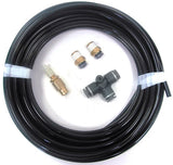 Inflation kit with 30ft. 1/4" airline, 2 1/4" npt straights, 1 T and 1 schrader.
