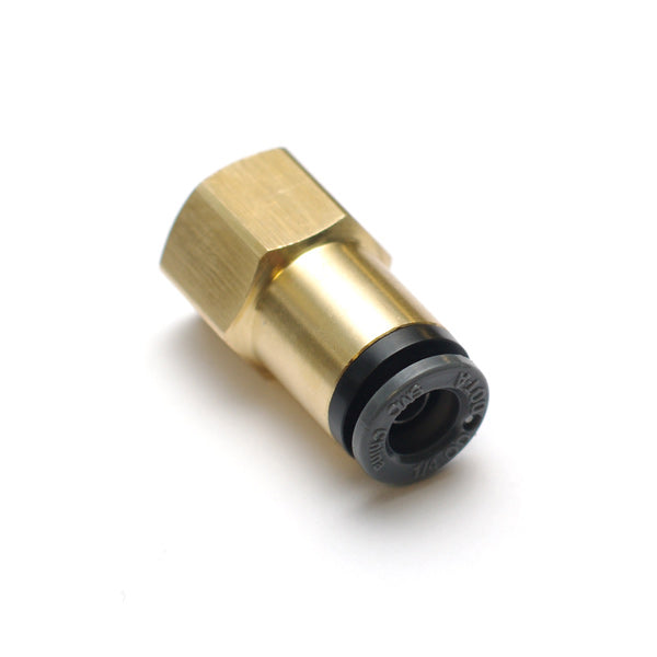 Ridetech Suspension Airline Fitting, Straight. 1/4" Female NPT to 1/4" Airline.