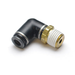 Ridetech Suspension Airline Fitting Swivel Elbow. 1/4" Npt To 1/4" Airline.