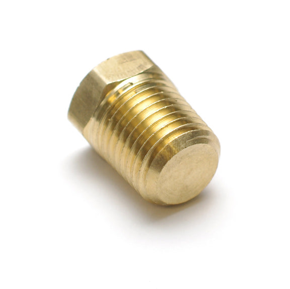 Ridetech Suspension Airline Fitting, Plug. 3/8" NPT - Male Hex Head