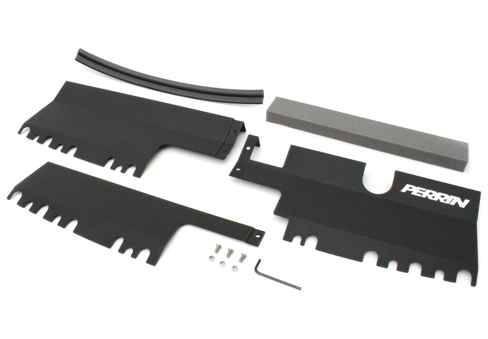 PERRIN 15-21 Subaru WRX/STI Radiator Shroud (With/Without OEM Intake Scoop) - Black
