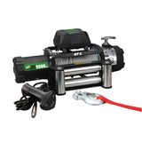 RFX Winch 9500lb w/5.5hp Series Wound Motor And Roller Fairlead Steel Rope