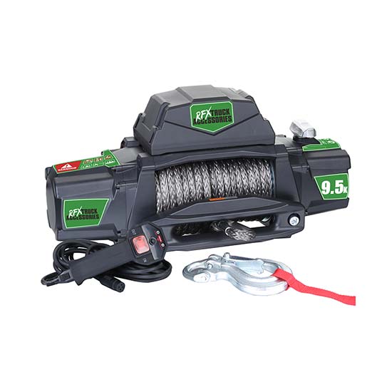 RFX Winch (9,500lb, Synthetic Rope)
