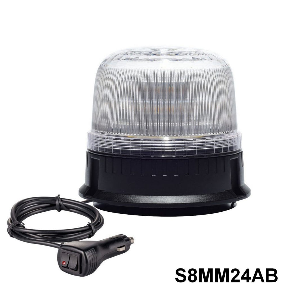 Brightsource Diamond Series Synchronizable Amber/Blue Beacon 5.1 in. H x 5 in. W - 8 Patterns