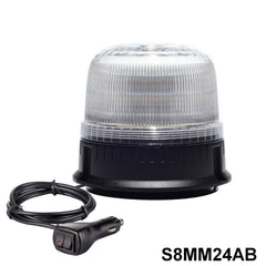 Brightsource Diamond Series Synchronizable Amber/Blue Beacon 5.1 in. H x 5 in. W - 8 Patterns