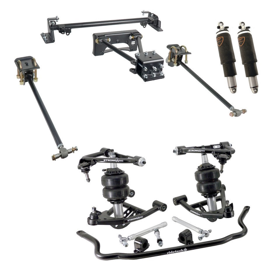Ridetech Suspension TQ Air Suspension System for 1982-2003 S10, S15 and Sonoma w/ 8.5" Differential.