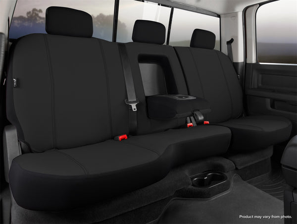 FIA Seat Cover Rear Second Seat Protector Bench Seat 40/60 - Black (FISP82-49BLACK)