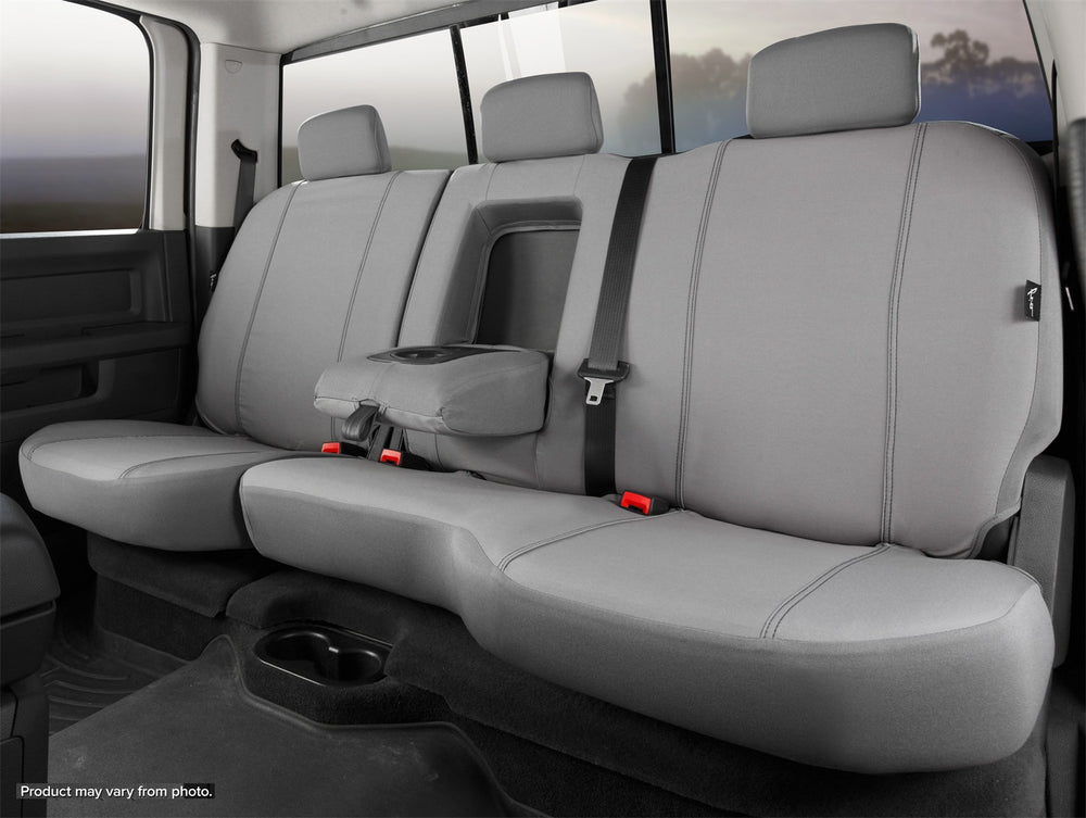 FIA Seat Cover Rear Second Seat Protector Bench Seat 60/40 - Gray (FISP82-98GRAY)