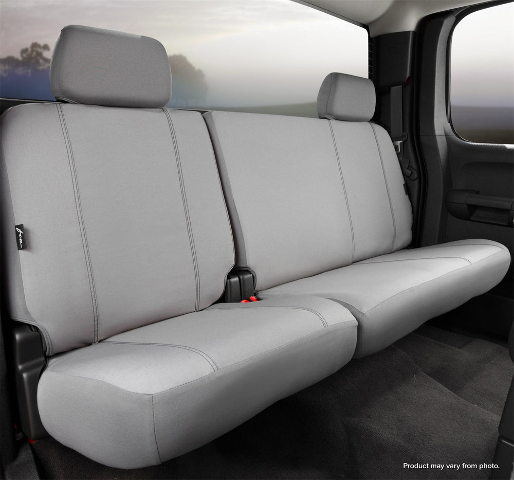 FIA Seat Cover Rear Second Seat Protector Bench Seat 60/40 - Gray (FISP82-97GRAY)