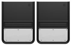 Hardware de camion – Paire de garde-boue Gatorback 14x18 rectangulaires – Acier inoxydable