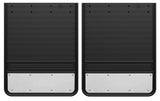 Truck Hardware Mudflap Pair Gatorback 19x24 Dually Rectangular - Stainless Steel