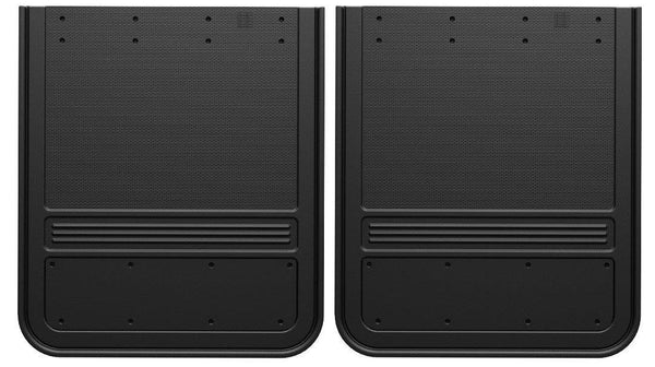 Truck Hardware Garde-boue Gatorback rectangulaires 21x24 pour Dually (paire), sans plaque - noir (TH-GB2124BK)
