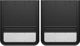 Truck Hardware Mudflap Pair Gatorback 21X24 Universal Dually - Stainless Steel