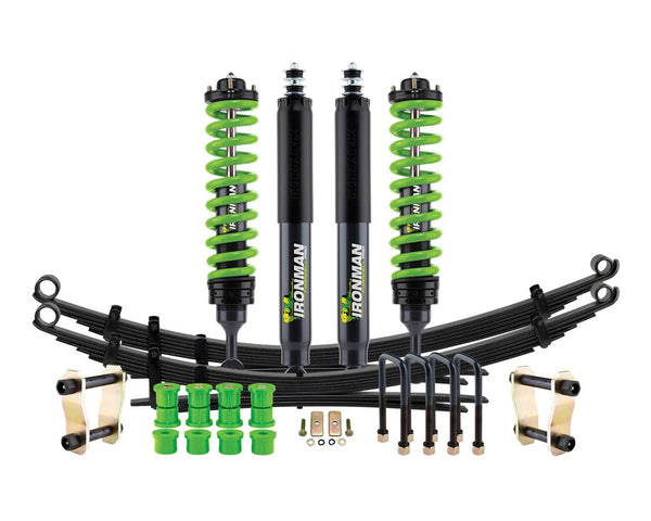 Ironman 4x4 - 3.5" Foam Cell Pro Suspension Lift Kit - Stage 1 - Green Coils — 2007-2021 Toyota Tundra (TOY070BCKPS1P-G)