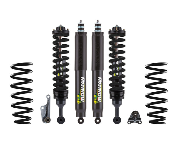 Ironman 4x4 - 3" Foam Cell Pro Suspension Lift Kit - Stage 1 - Black Coils — 2024+ Toyota Tacoma (TOY093CAKPS1P-B)