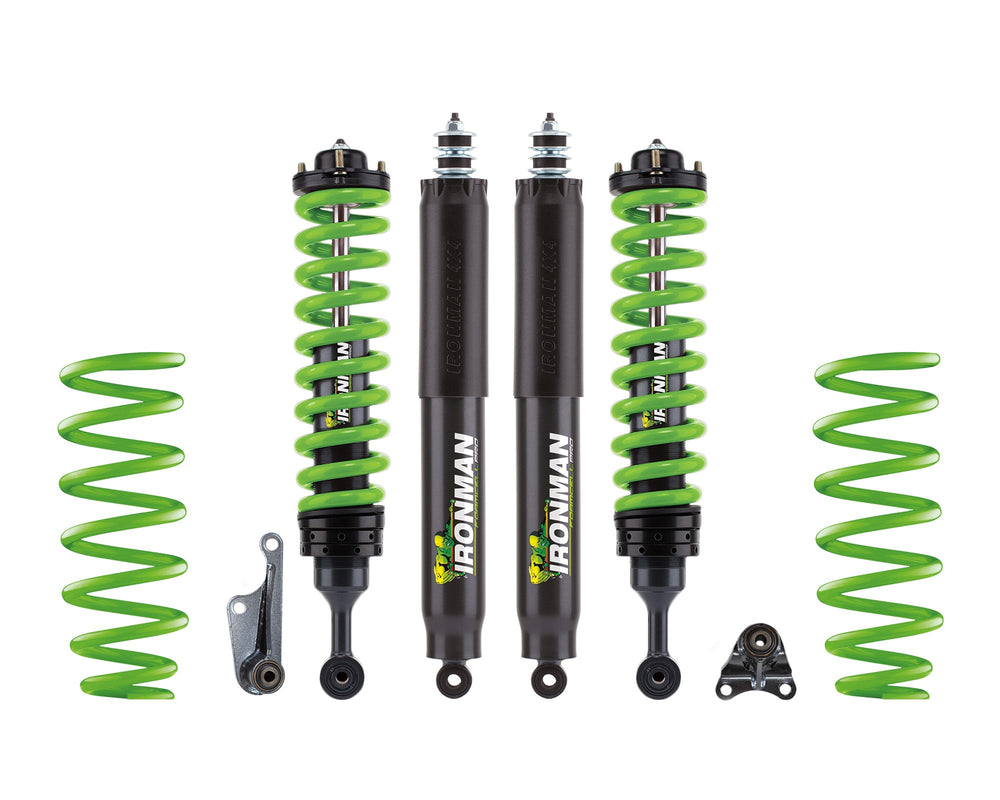 Ironman 4x4 - 3" Foam Cell Pro Suspension Lift Kit - Stage 1 - Green Coils — 2024+ Toyota Tacoma (TOY093AAKPS1P-G)