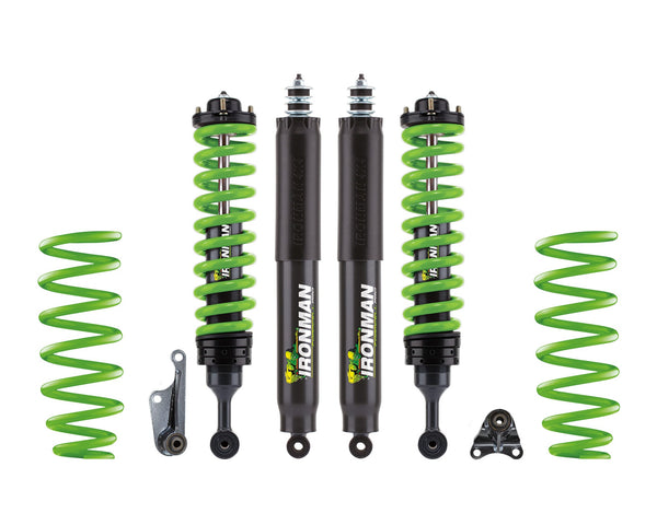 Ironman 4x4 - 3" Foam Cell Pro Suspension Lift Kit - Stage 1 - Green Coils — 2024+ Toyota Tacoma (TOY093AAKPS1P-G)