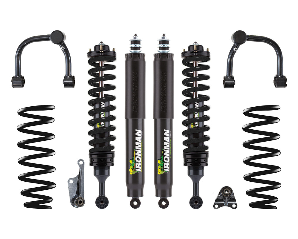 Ironman 4x4 - 3" Foam Cell Pro Suspension Lift Kit - Stage 2 - Black Coils — 2024+ Toyota Tacoma (TOY093CAKPS2P-B)