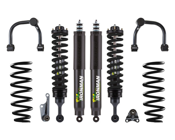 Ironman 4x4 - 3" Foam Cell Pro Suspension Lift Kit - Stage 2 - Black Coils — 2024+ Toyota Tacoma (TOY093CAKPS2P-B)
