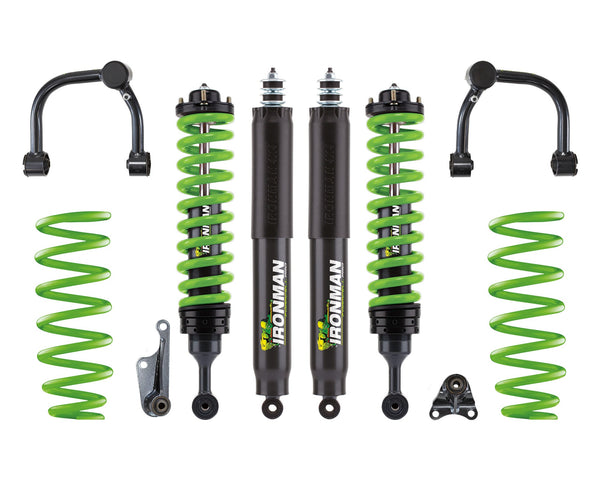 Ironman 4x4 - 3" Foam Cell Pro Suspension Lift Kit - Stage 2 - Green Coils — 2024+ Toyota Tacoma (TOY093AAKPS2P-G)