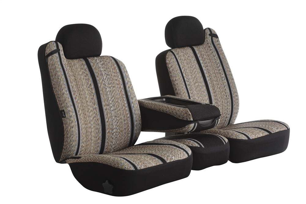 FIA Seat Cover Front Wrangler Bucket Seat - Black (FITR43-1BLACK)