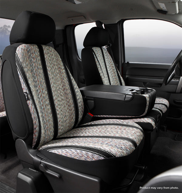 FIA Seat Cover Rear Second Wrangler 40/20/40 Split - Black (FITR42-69BLACK)