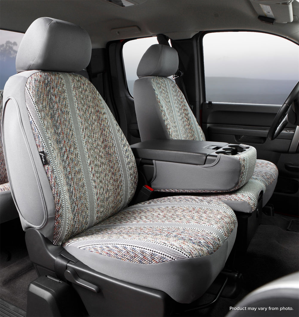FIA Seat Cover Front Wrangler Bench Seat 40/20/40 - Gray (FITR48-38GRAY)