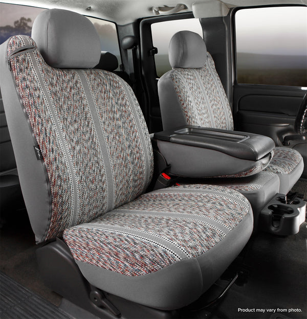 FIA Seat Cover Front Wrangler Bench 40/20/40 - Gray (FITR48-37GRAY)