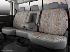 FIA Seat Cover Rear Second Wrangler Bench Seat 60/40 - Gray (FITR42-98GRAY)