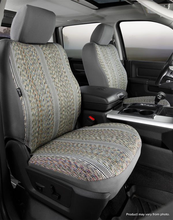 FIA Seat Cover Front Wrangler Bucket Seat - Gray (FITR49-26GRAY)
