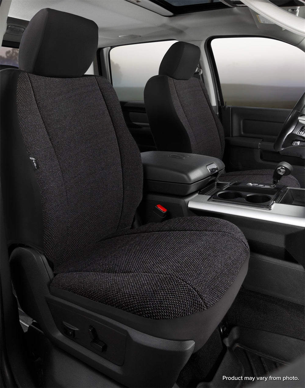FIA Seat Cover Front Wrangler Bucket - Black (FITRS48-35BLACK)