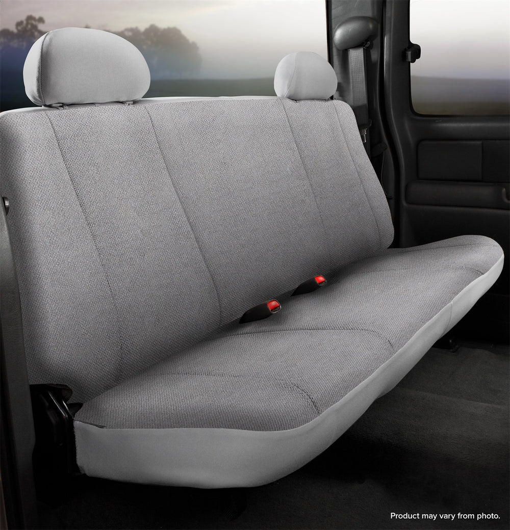 FIA Seat Cover Rear Second Wrangler Bench Seat - Gray (FITRS42-73GRAY)