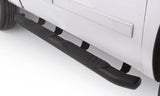 Lund Side Bars 5in Oval Bent - Black