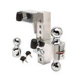 Ball Mount Aluma-Tow 12000lb 8 in. Drop 2.5 in. Receiver w/Carrying Case