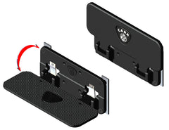 Carr Mega Step Flat Mount Black