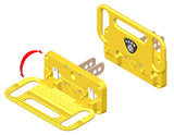 Carr Hd Mega Hitch Step 2 And 2 1/2 Inch Receivers (No Light)Safety Yellow