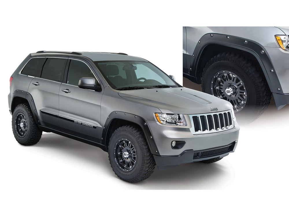 Élargisseurs d'ailes "Pocket Style" 4 pièces noirs (Jeep Grand Cherokee 11-16)