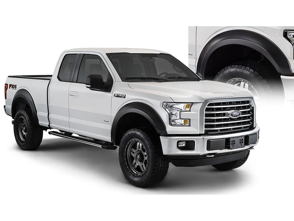 Extensions d'ailes style Extend-a-Fender 4 pièces - Noir (Ford F150 15-20)