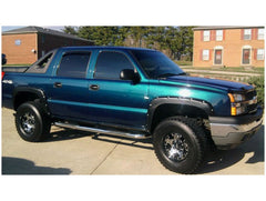 Extensions d'ailes style Pocket 4 pièces noires (Chevrolet Silverado 1500/2500/3500 Classic/HD 03-07)