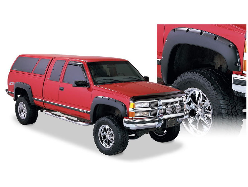 Extensions d'ailes style Pocket 4 pièces Noir (88-00 Chevrolet/GMC Tahoe/Suburban/Blazer/K1500/K2500/3500)