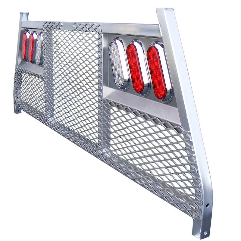 Westcan Headache Rack Aluminum Full Mesh W/LED Lights (WE6003012)