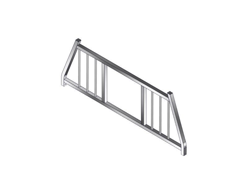 Westcan Headache Rack Aluminum Standard (WE6005000)