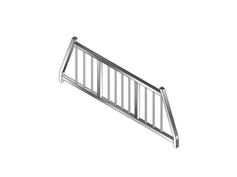 Westcan Headache Rack Aluminum Full Bar (WE6005005)