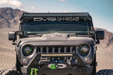 DV8 Offroad 07-18 Jeep Wrangler JK Metal Heat Dispersion Hood - Primer Black (HDMB0702) — view 2