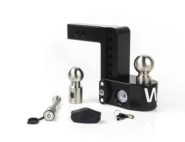 Weigh Safe 6" Drop Hitch, 2" Shank (10K/12.5K Gross Tongue Weight Rating) (WS6-2-KA-CER-BLA)