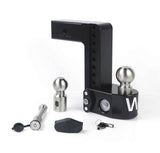 Weigh Safe Cerakote 8In Drop Hitch With 2.5In Shank (10K/18.5K Gross Tongue Weight Rating)With Ws05
