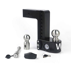 Weigh Safe 8" Drop Hitch, 2.5" Shank (10K/18.5K Gross Tongue Weight Rating) (WS8-2.5-KA-CER-BLA)