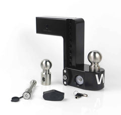 Weigh Safe 8" Drop Hitch, 3" Shank (10K/21K Gross Tongue Weight Rating) (WS8-3-KA-CER-BLA)
