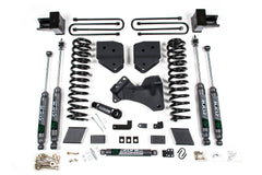 Zone Offroad 4" Lift Kit — Gas, Block Kit With Factory Overload, FOX 2.0 Adventure Series — 2017-2019 Ford F-250/F-350 Super Duty, 4WD (ZONF106F)
